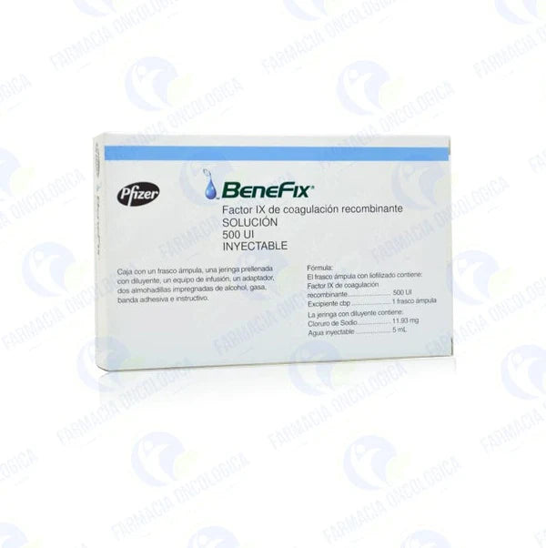 Benefix 500 Ui inyectable - Factor lX de coagulacion recombinante