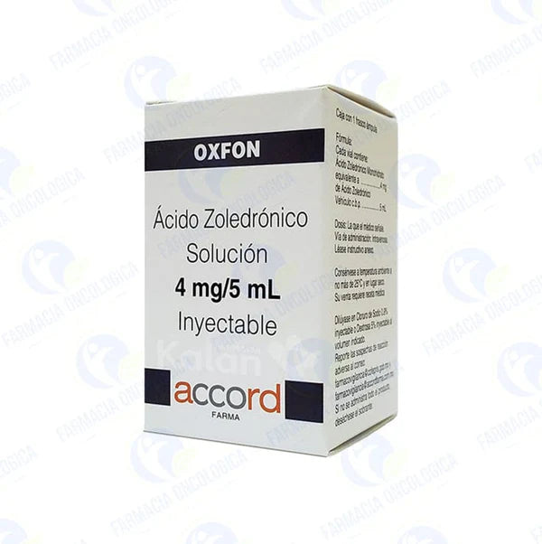 Oxfon 4 mg / 5 mL solucion inyectable - Acido Zoledronico