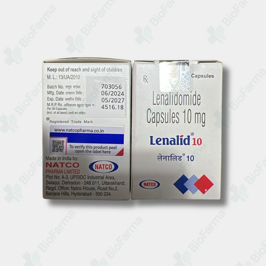 Lenalid 10 mg con 30 capsulas - Lenalidomida