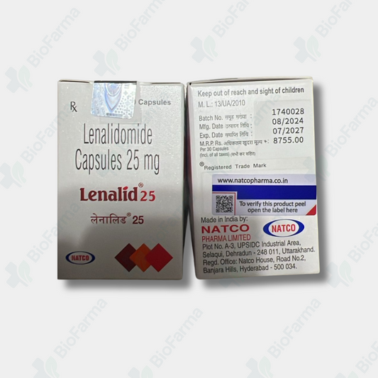 Lenalid 25 mg con 30 capsulas - Lenalidomida