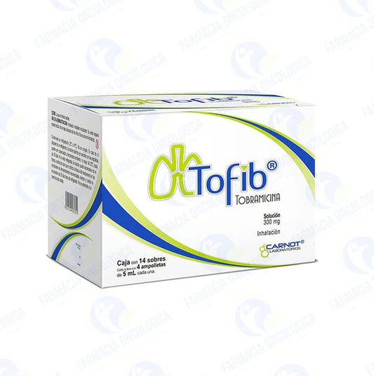 Tofib 300 mg con 56 ampolletas inyectable - Tobramicina