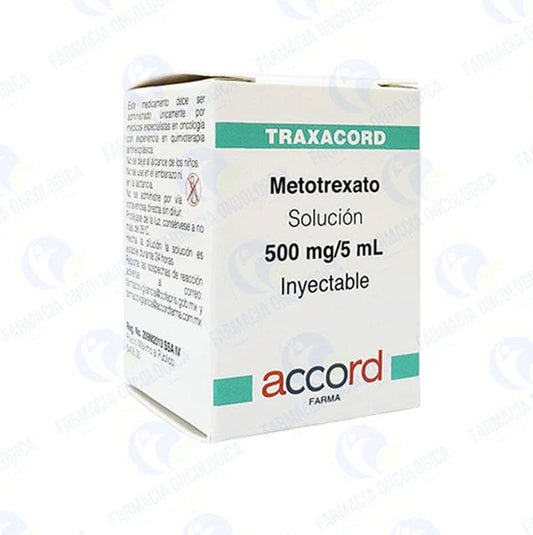 Traxacord 500 mg solucion inyectable - Metotrexato