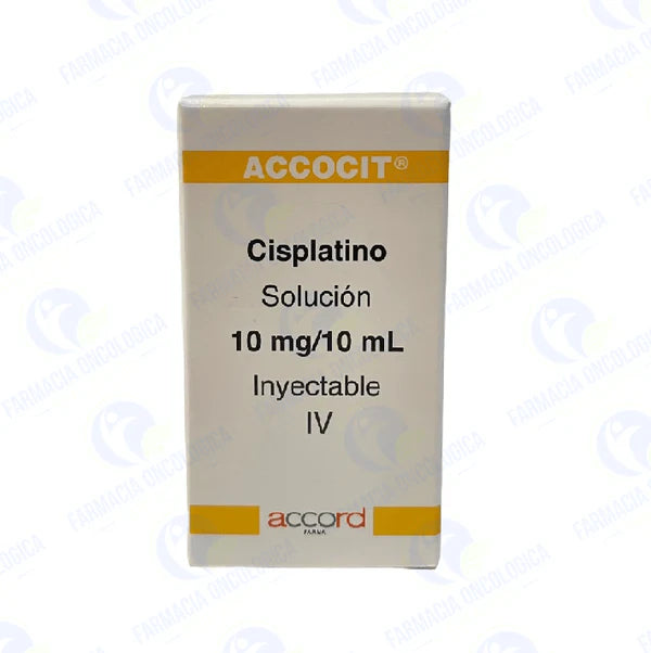 Accocit 10 mg solucion inyectable - Cisplatino