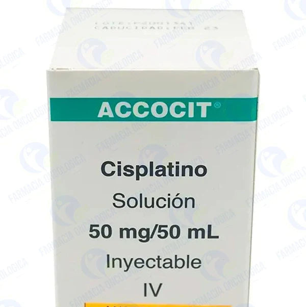 Accocit 50 mg solucion inyectable - Cisplatino