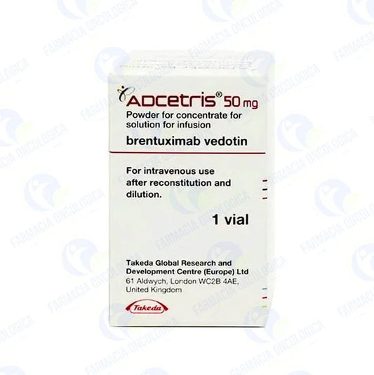 Adcetris 50 mg inyectable - Brentuximab Vedotin