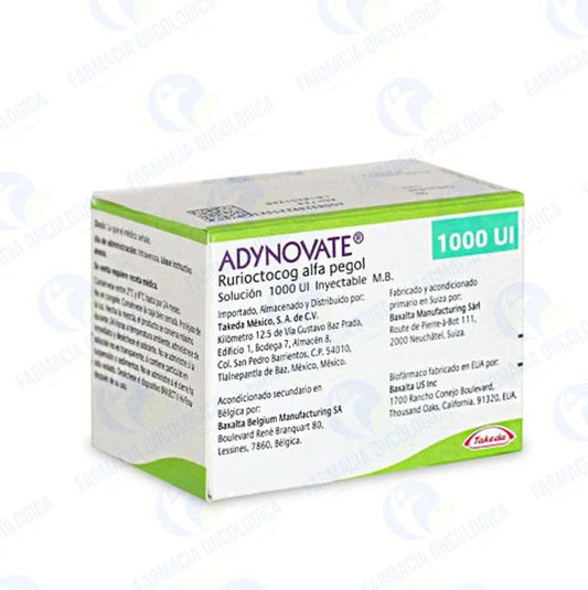 Adynovate 1,000 ui solucion inyectable - Rurioctocog Alfa Pegol