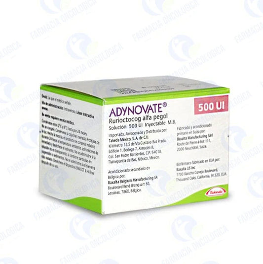 Adynovate 500 ui solucion inyectable - Rurioctocog Alfa Pegol
