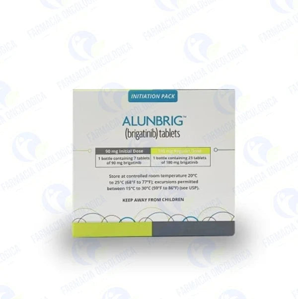 Alunbrig 90 mg con 7 tabletas + 180 mg con 23 tabletas - Brigatinib