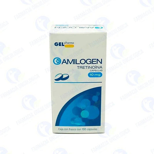 Amilogen 10 mg con 100 capsulas - Tretinoina