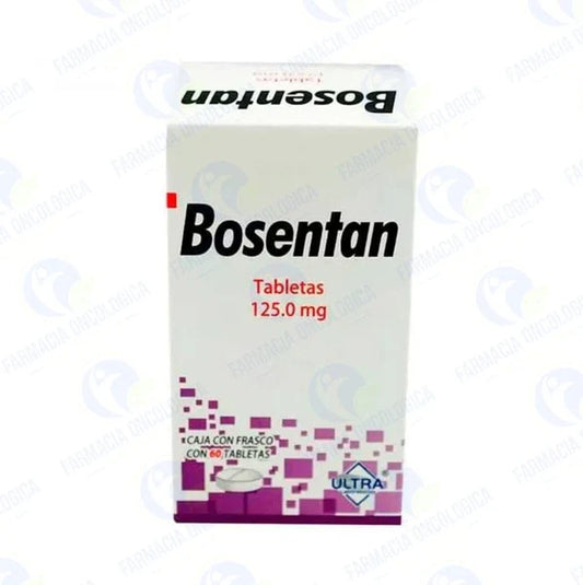 Bosentan 125 mg con 60 tabletas - Bosentan