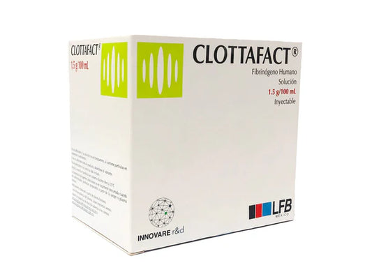 Clottafact 1.5 g / 100 ml solucion inyectable - Fibrinogeno Humano