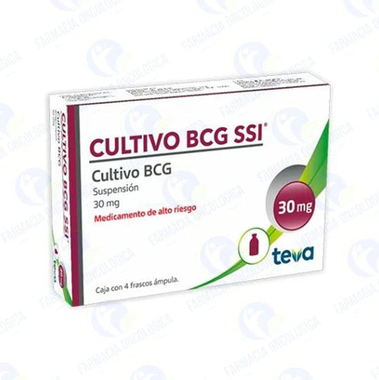 Cultivo BCG inyectable 30 mg con 4 frascos - BCG Cultivo