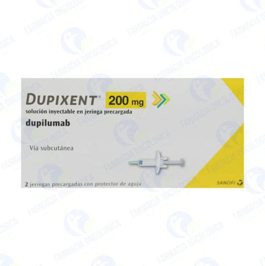 Dupixent 200 mg caja con 2 jeringas prellenadas - Dupilumab