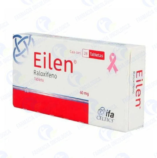 Eilen 60 mg con 28 tabletas - Raloxifeno