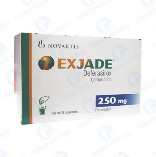 Exjade 250 mg con 28 comprimidos - Deferasirox