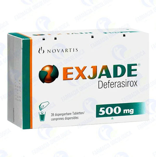 Exjade 500 mg con 28 comprimidos - Deferasirox