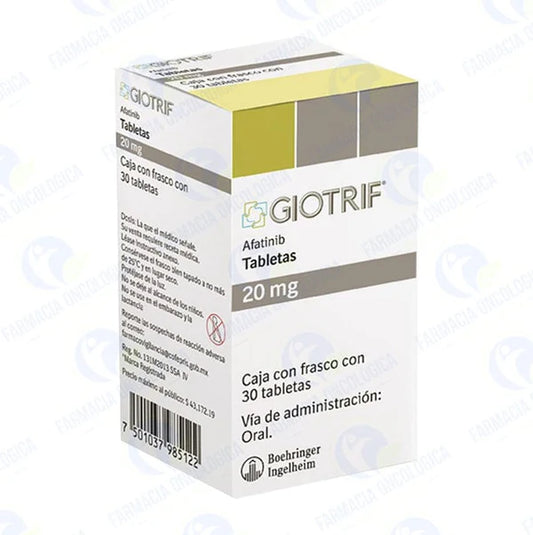 Giotrif 20 mg con 30 tabletas - Afatinib