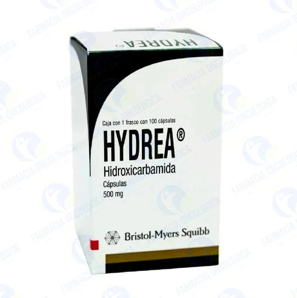 Hydrea 500 mg con 100 capsulas - Hidroxicarbamida