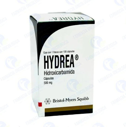 Hydrea 500 mg con 100 capsulas - Hidroxicarbamida