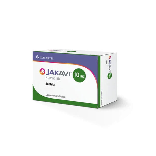 Jakavi 10 mg con 60 tabletas - Ruxolitinib