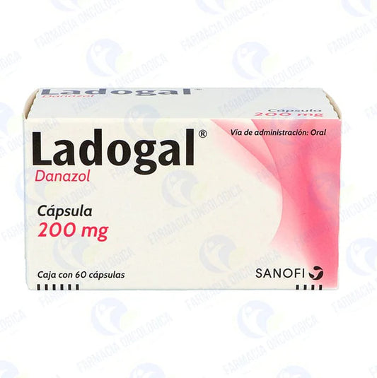 Ladogal 200mg con 60 capsulas - Danazol