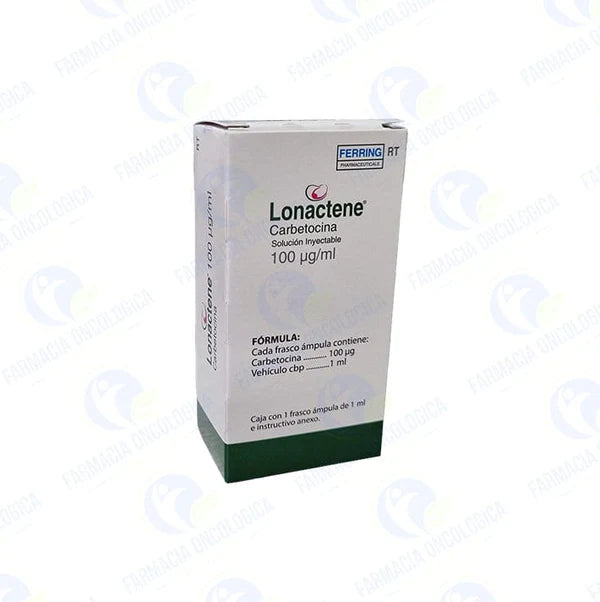 Lonactene 100 mcg solucion inyectable - Carbetocina