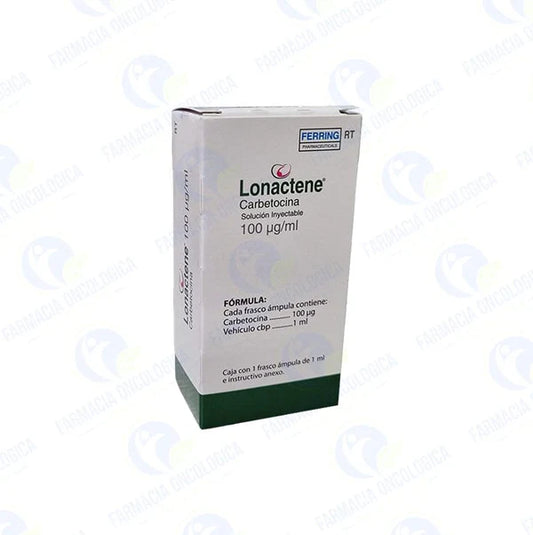 Lonactene 100 mcg solucion inyectable - Carbetocina