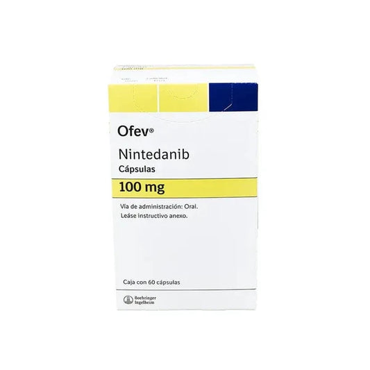 Ofev 100 mg con 60 capsulas - Nintedanib